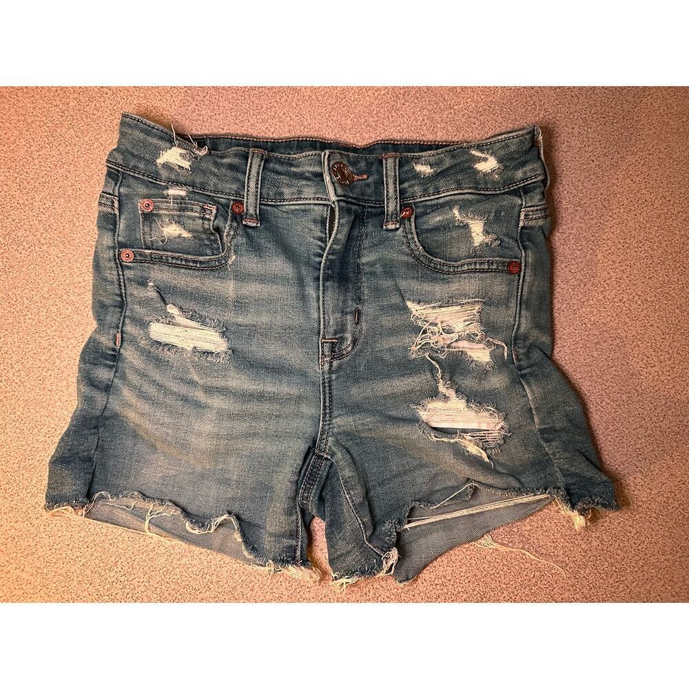 American Eagle | Size: 2‎ | Hi-Rise Shortie Super stretch shorts